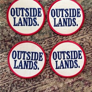 Outside Lands Patches with Red Trim